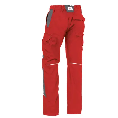 Kübler Activiq cotton+ Deréknadrág (Közép piros-Antracit)