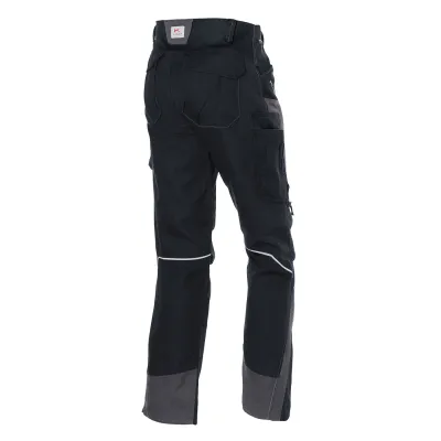 Kübler Bodyforce Pro deréknadrág, cordura térdvédő zsebbel (Fekete-Antracit)