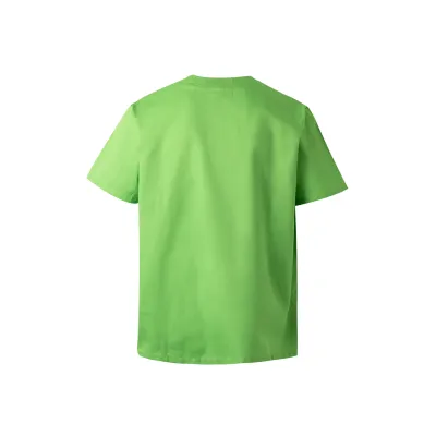Egészségügyi kevertszálas scrub felső, színes (Lime)