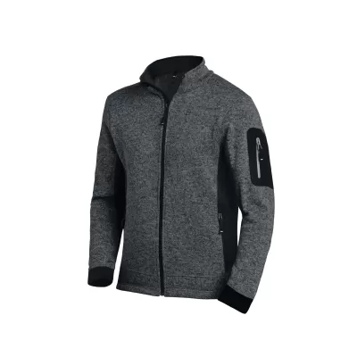 FHB CHRISTOPH Kötött Fleece felső (Antracit-Fekete)