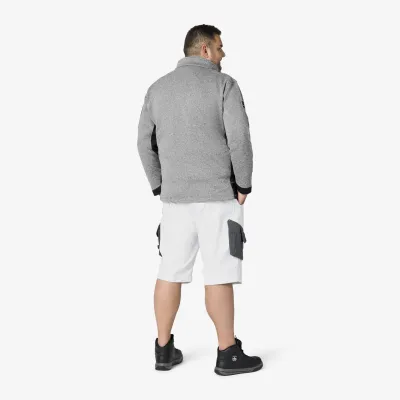 FHB CHRISTOPH Kötött Fleece felső (Szürke-Fekete)