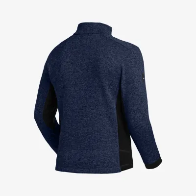 FHB CHRISTOPH Kötött Fleece felső (Tengerkék-Fekete)