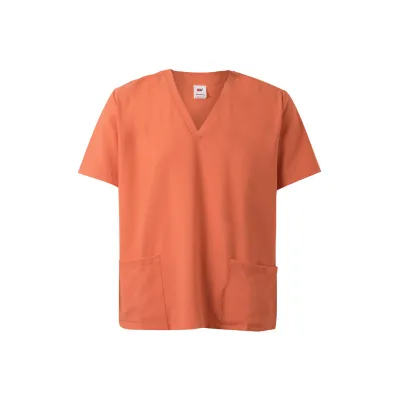 Egészségügyi mikroszálas uniszex felső, scrub. (Mandarin)