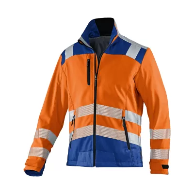 Kübler Reflectiq softshell  dzseki (Neon narancssárga-Kék)