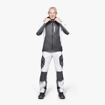 FHB JANNIK Softshell dzseki (Fehér-Antracit)