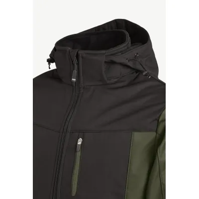 FHB JANNIK Softshell dzseki (Oliva zöld-Fekete)