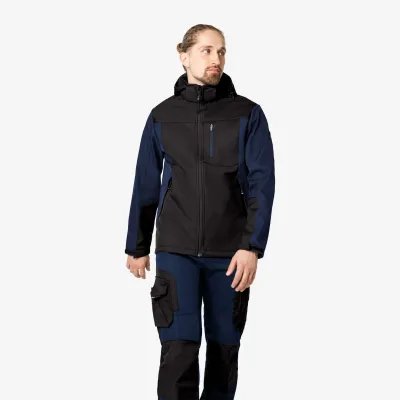 FHB JANNIK Softshell dzseki (Tengerkék-Fekete)