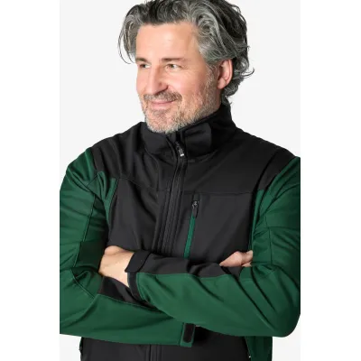 FHB JANNIK Softshell dzseki (Zöld-Fekete)