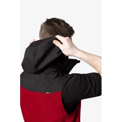 FHB JUSTUS Softshell mellény (Piros-Fekete)