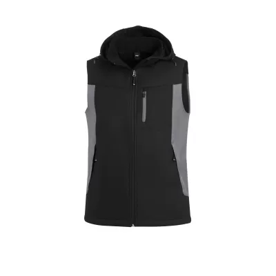 FHB JUSTUS Softshell mellény (Szürke-Fekete)