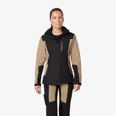 FHB JULIA Softshell női dzseki (Bézs-Fekete)