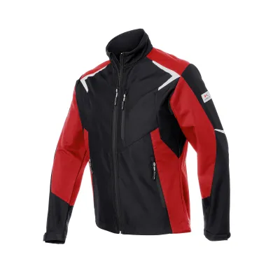 Kübler Bodyforce Softshell téli dzseki (Fekete-Közép piros)
