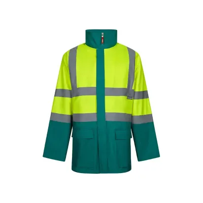 Velilla 4in1 jólláthatósági parka (Középzöld-Neon sárga)