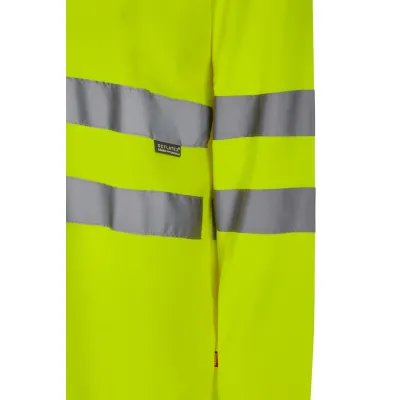 Velilla jólláthatósági hosszú ujjú póló, pamutgazdag (Neon sárga)