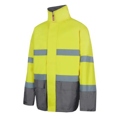 Velilla jólláthatósági parka (Szürke-Neon sárga)