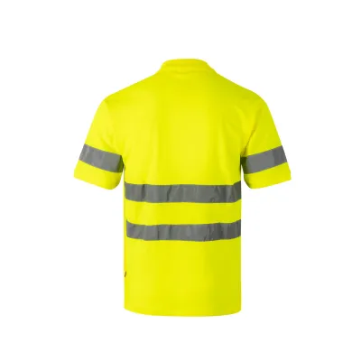 Velilla jólláthatósági pique póló, pamutgazdag (Neon sárga)