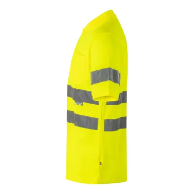 Velilla jólláthatósági pique póló, pamutgazdag (Neon sárga)