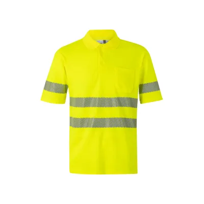 Velilla jólláthatósági pique póló, pamutgazdag (Neon sárga)