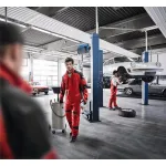 Kübler Activiq "high" cordurával erősített Deréknadrág (Közép piros-Fekete)