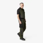 FHB KONRAD Galléros póló (Oliva zöld-Fekete)