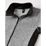 FHB MARIEKE Kötött Fleece női felső (Szürke-Fekete)