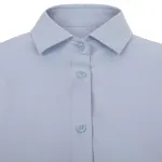 Női rövid ujjú elasztikus ing (Világos kék)