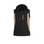 FHB JUSTUS Softshell mellény (Bézs-Fekete)