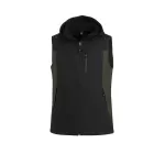 FHB JUSTUS Softshell mellény (Oliva zöld-Fekete)