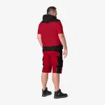 FHB JUSTUS Softshell mellény (Piros-Fekete)