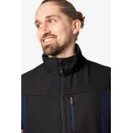 FHB JUSTUS Softshell mellény (Tengerkék-Fekete)