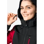 FHB JULIA Softshell női dzseki (Piros-Fekete)