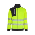 Velilla Dynamix technikai hi-vis polár dzseki (Fekete-Neon sárga)
