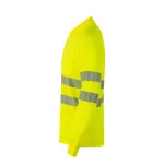 Velilla jólláthatósági hosszú ujjú pique póló, pamutgazdag (Neon sárga)