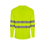 Velilla jólláthatósági hosszú ujjú póló, pamutgazdag (Neon sárga)