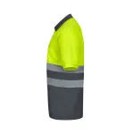 Velilla jólláthatósági pique póló (Szürke-Neon sárga)