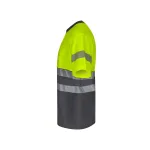 Velilla jólláthatósági póló, pamutgazdag (Szürke-Neon sárga)