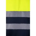 Velilla jólláthatósági pulóver (Sötétkék-Neon sárga)