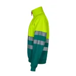 Velilla jólláthatósági pulóver (Középzöld-Neon sárga)