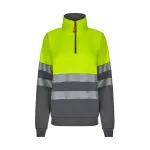 Velilla jólláthatósági pulóver (Szürke-Neon sárga)