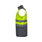 Velilla jólláthatósági softshell mellény (Szürke-Neon sárga)
